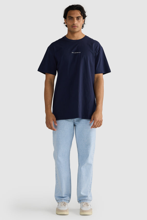 Embroidered Logo T Shirt Navy