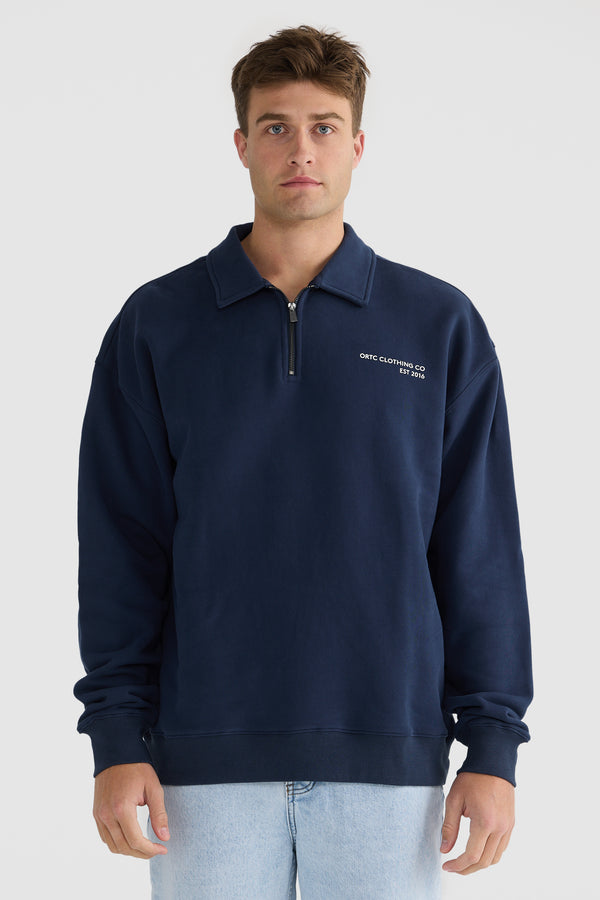 Oliver Quarter Zip Navy