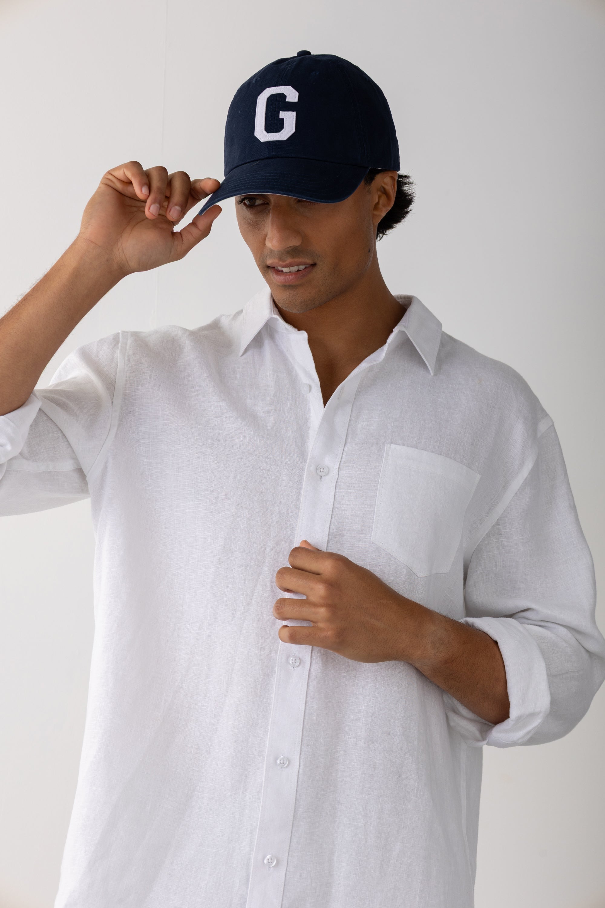 ORTC Unisex Collegiate Letter Cap Navy – ORTC Clothing Co