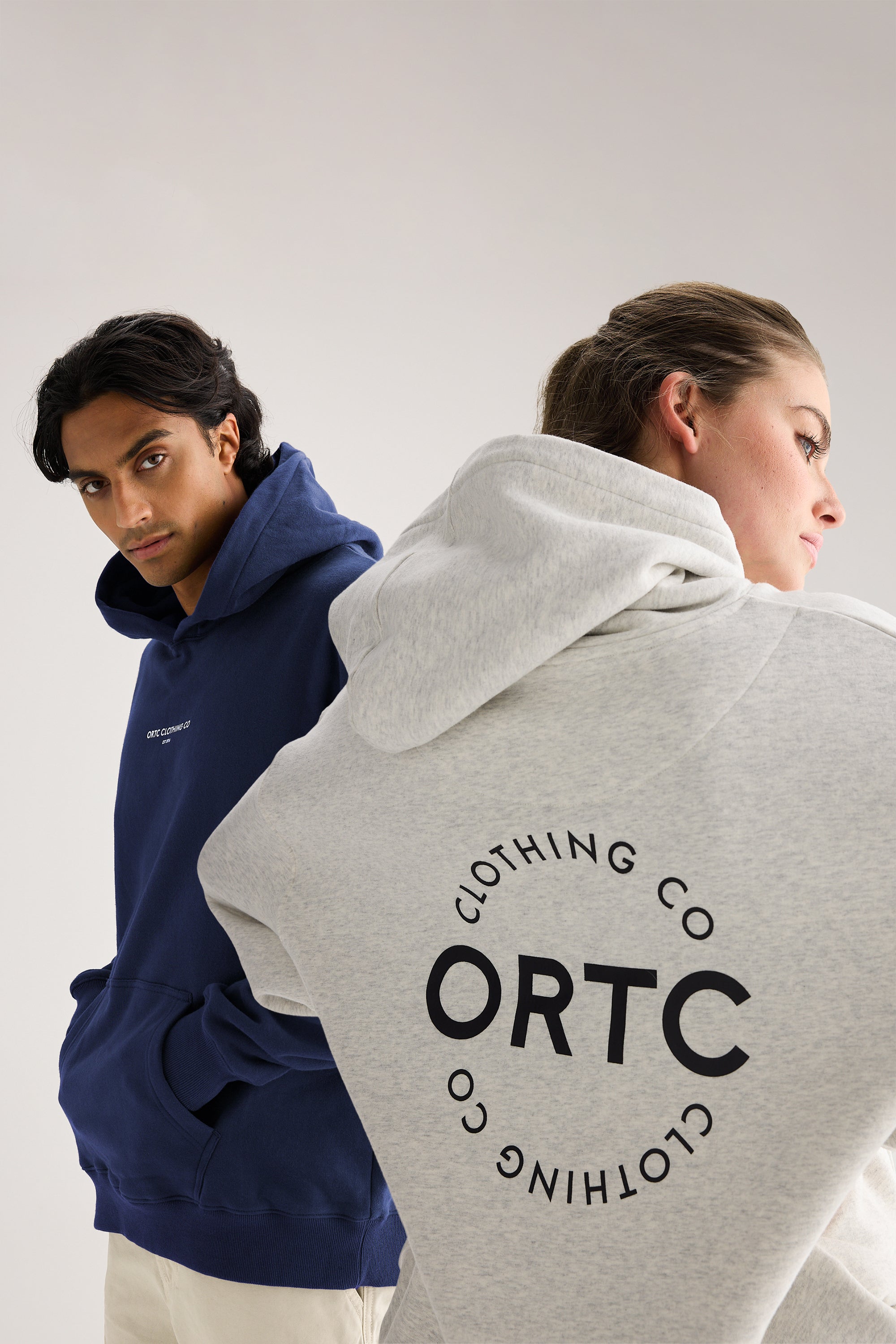 Unisex Sherpa Fleece Quarter Zip Navy – ORTC Clothing Co